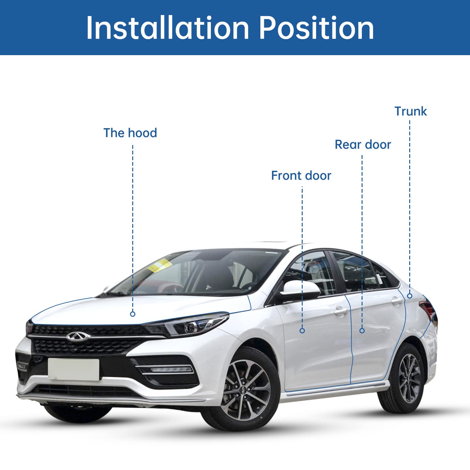 Colisal no-glue installation demonstration highlights simple push-on fit.