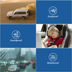 Colisal u-channel design fits most door edges for easy protection.