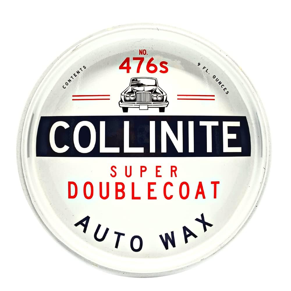 Collinite 476 wax bottle ready for durable paint protection