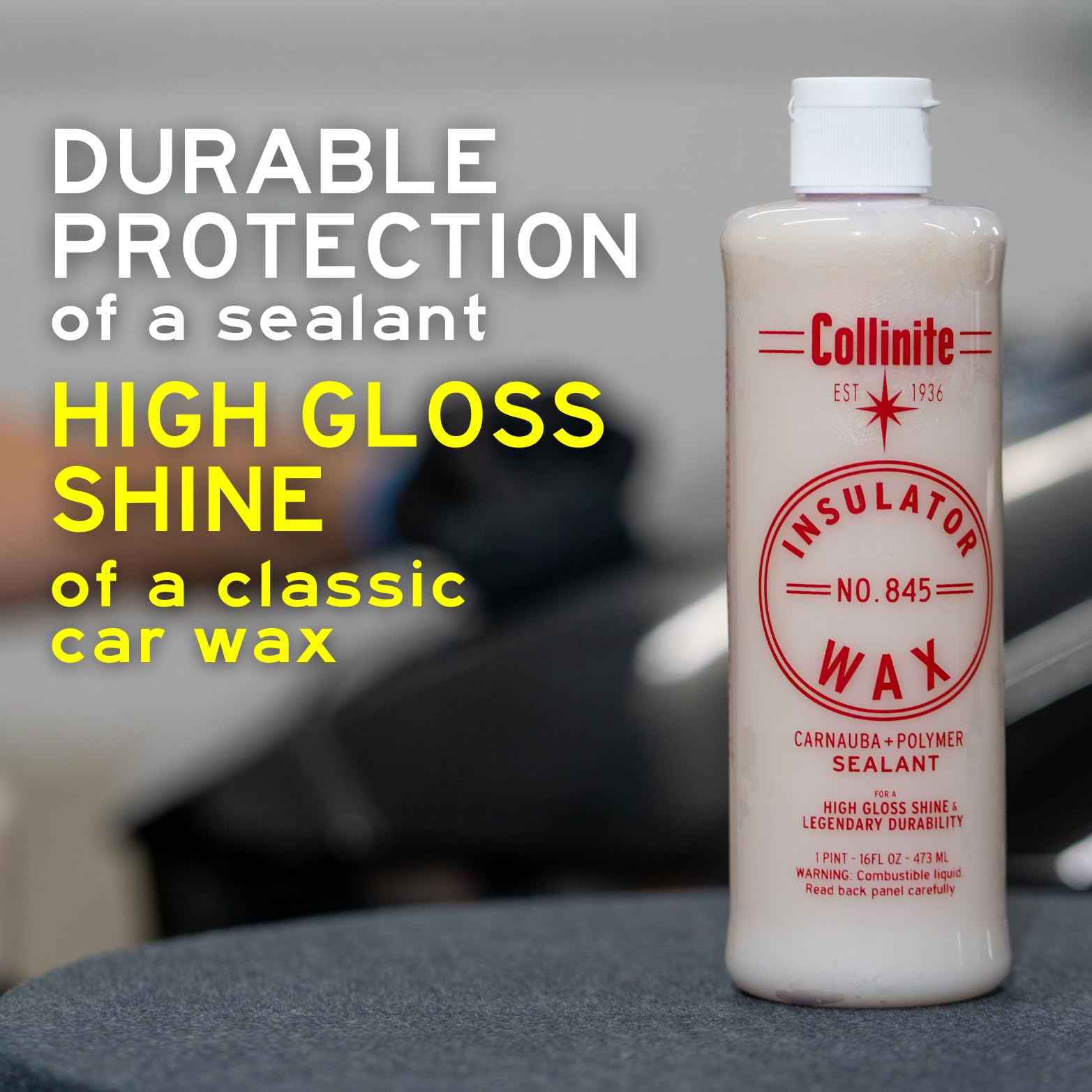 Easy on, easy off application with Collinite 845 sealant.