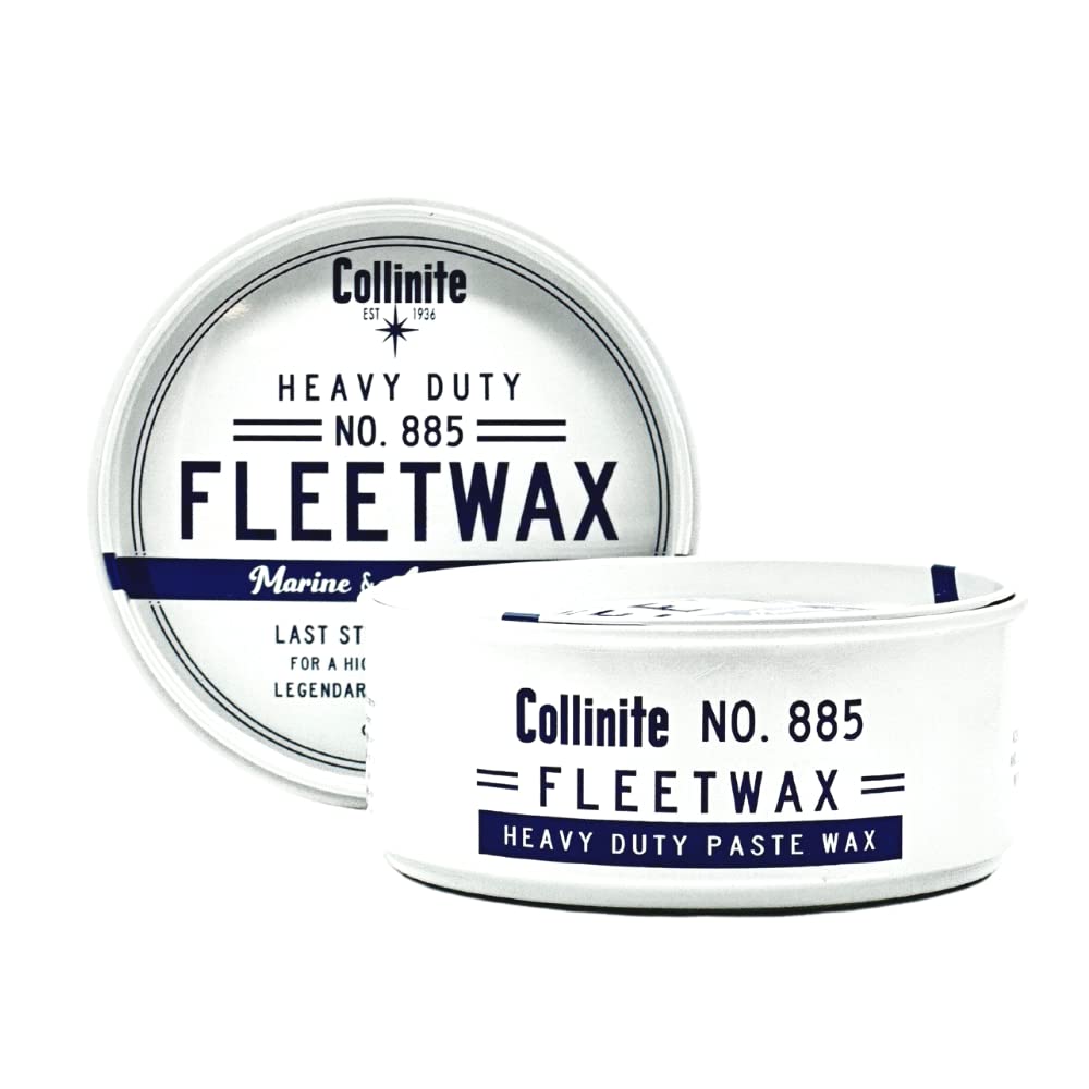 COLLINITE 885 Fleetwax spread evenly for a smooth protective layer.