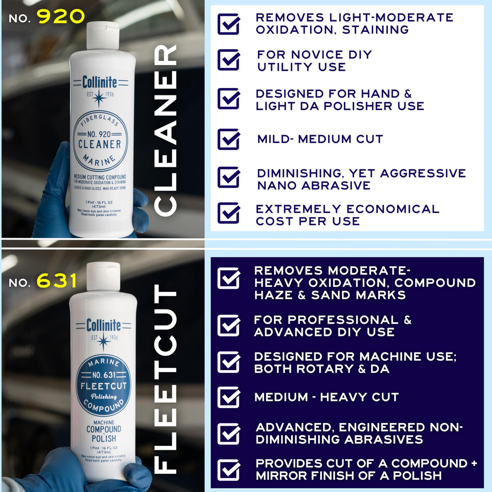 COLLINITE 920 Prepares surfaces for wax, improving protection and longevity.