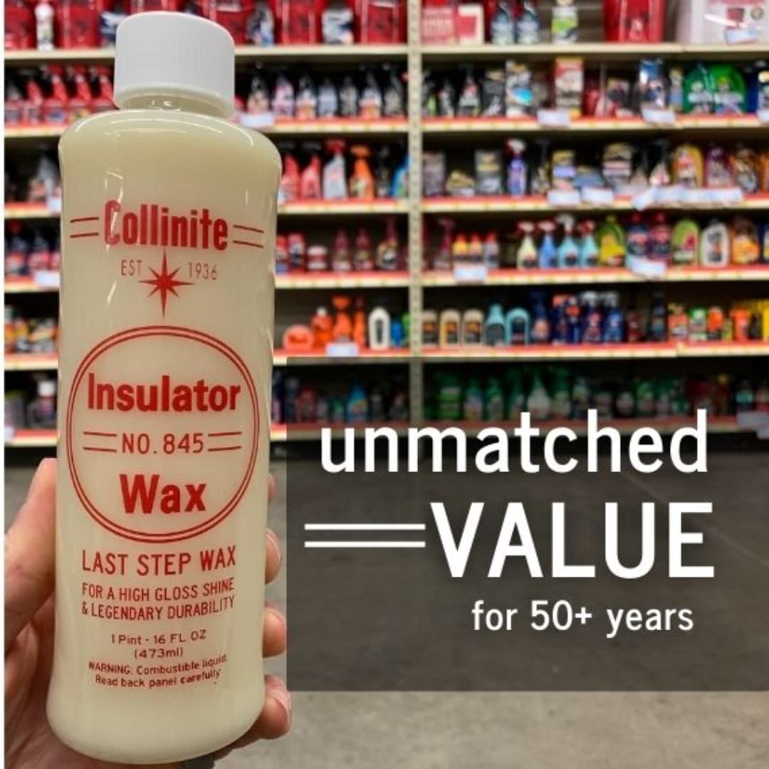 COLLINITE No.845 water beading effect helps repel rain splashes
