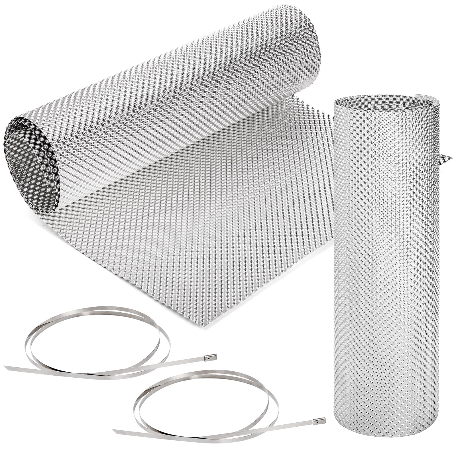 Coloch exhaust heat shield 15x39 protects exhaust area from radiant heat during drives.