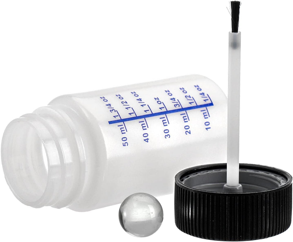 Coloch bottles show clear graduated markings for precise mixing