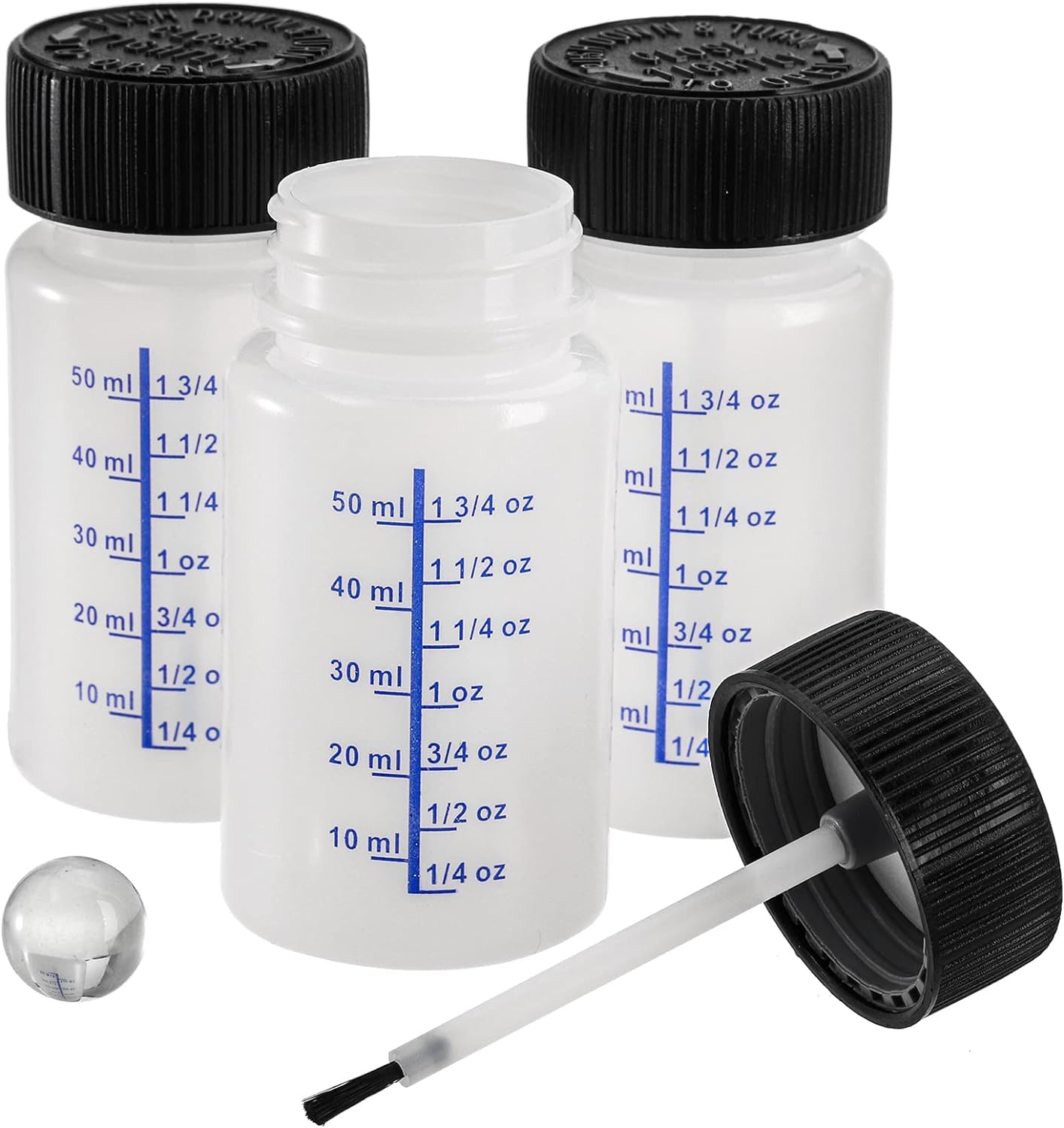 Coloch internal mixing balls promote smooth color blending