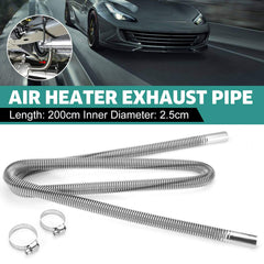 COLOR TREE stainless steel exhaust pipe showing burr-free bright surface.