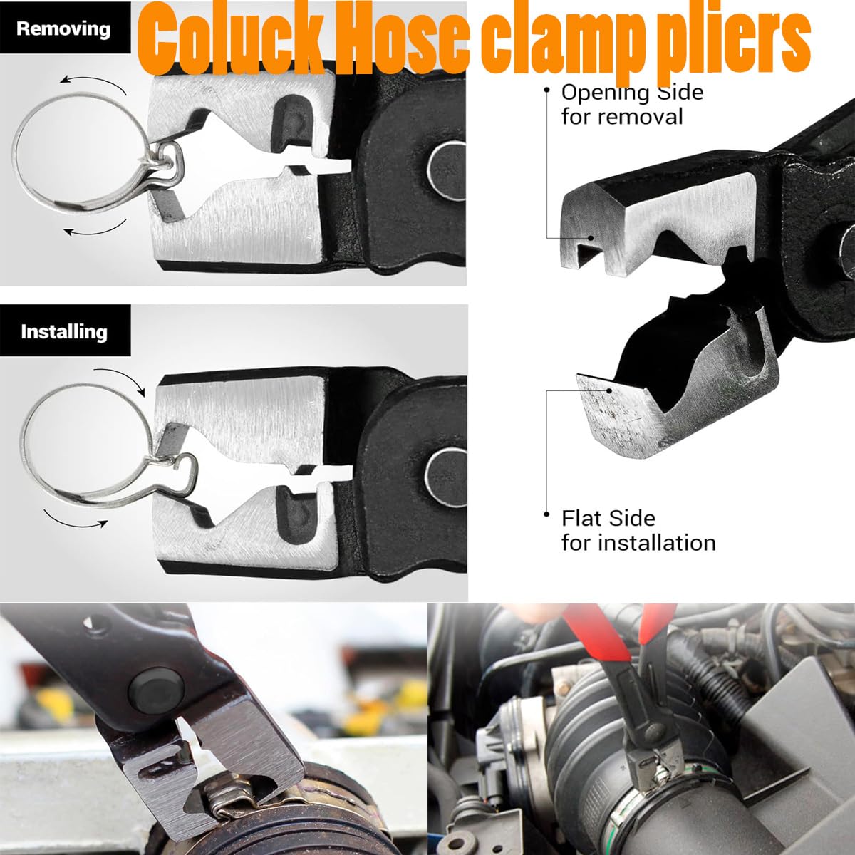 CoLuck straight electrical pliers help plug removal with one hand