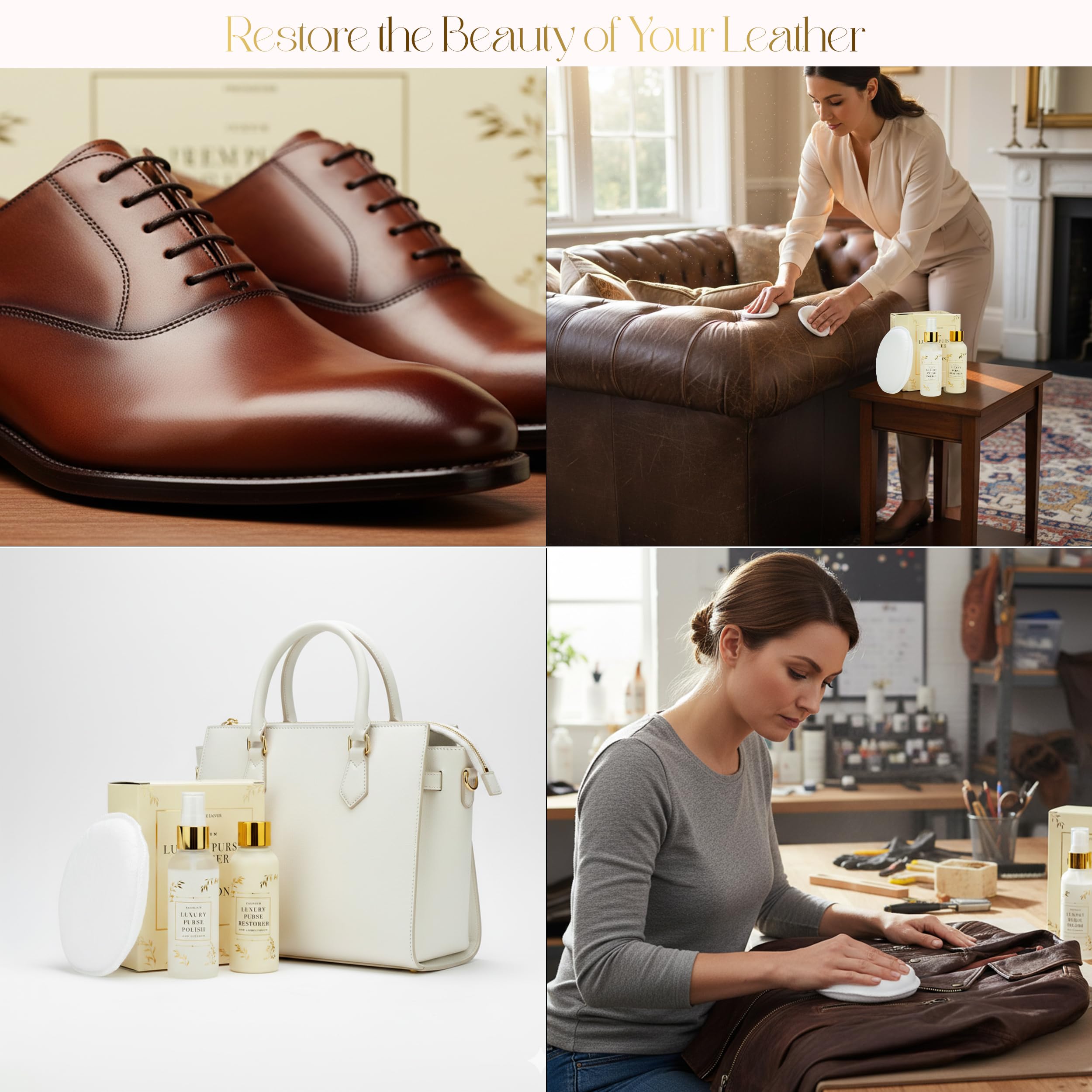 Combat Cleaner finish nourishes leather with subtle shine