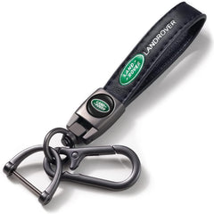 Comburvo leather keychain front view showing premium leather and durable hardware for daily use