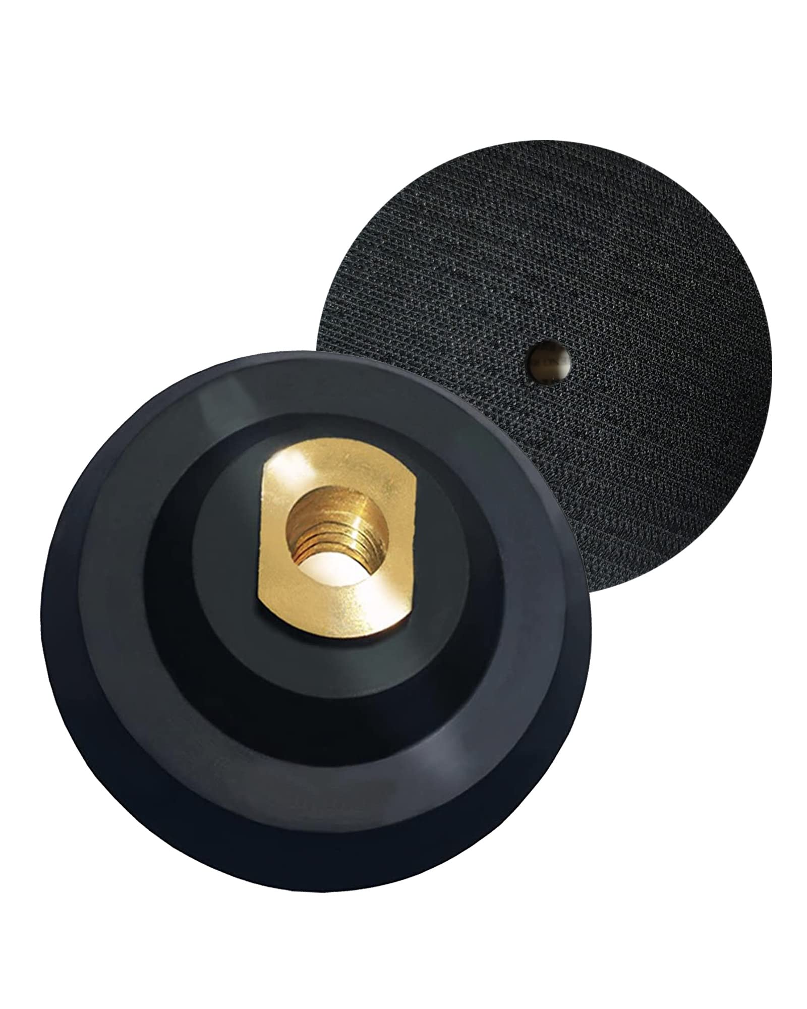 Packaged ComeFloor 5-inch backer pad with 5/8-11 thread for easy installation