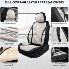 COMFDRIVE faux leather texture close-up shows premium feel.