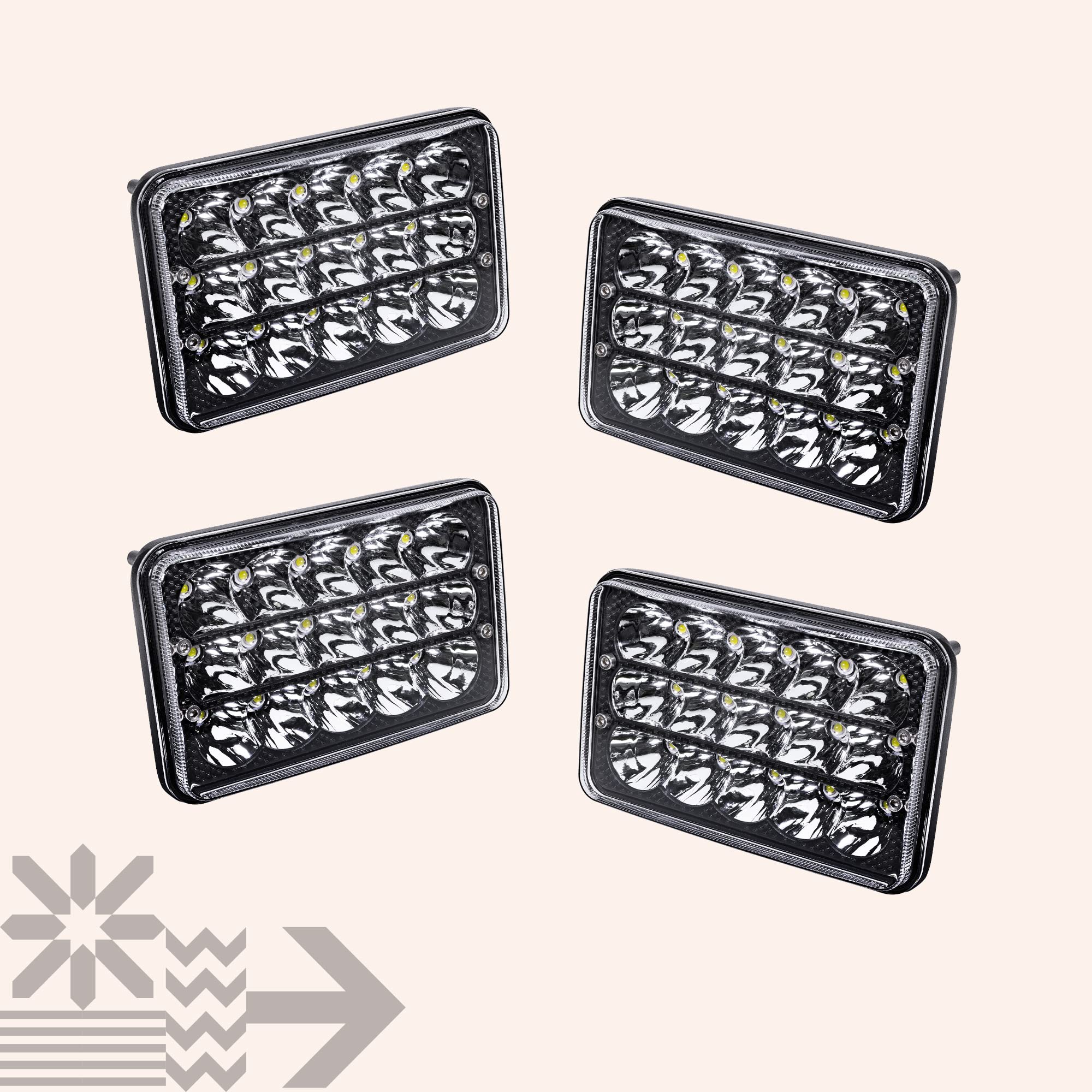 Commercial truck-ready headlights designed for heavy-duty use