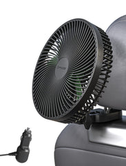 Comoistar 8.5-inch portable car fan front view for quick cabin cooling