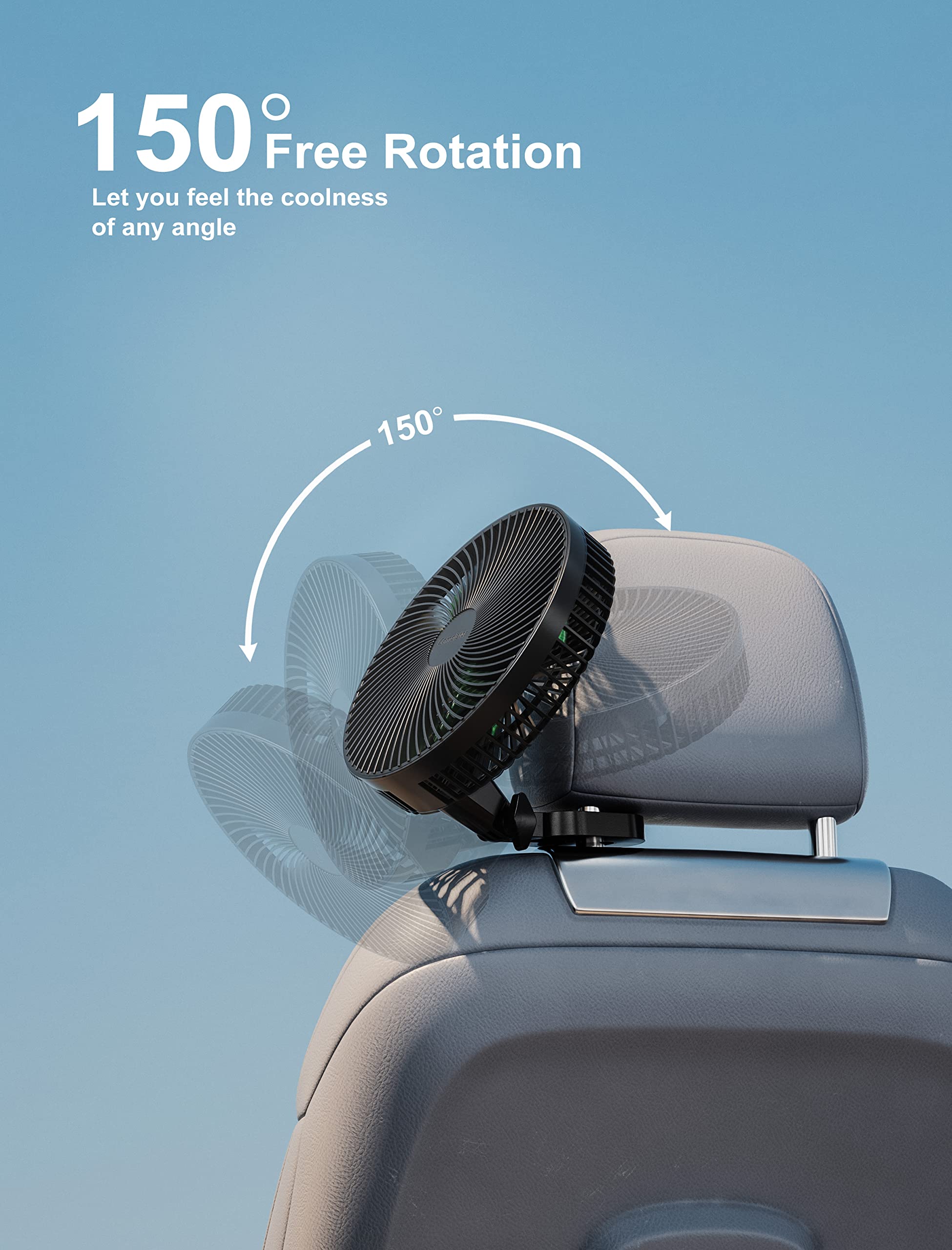 Comoistar rear-seat use cools back-seat passengers on trips