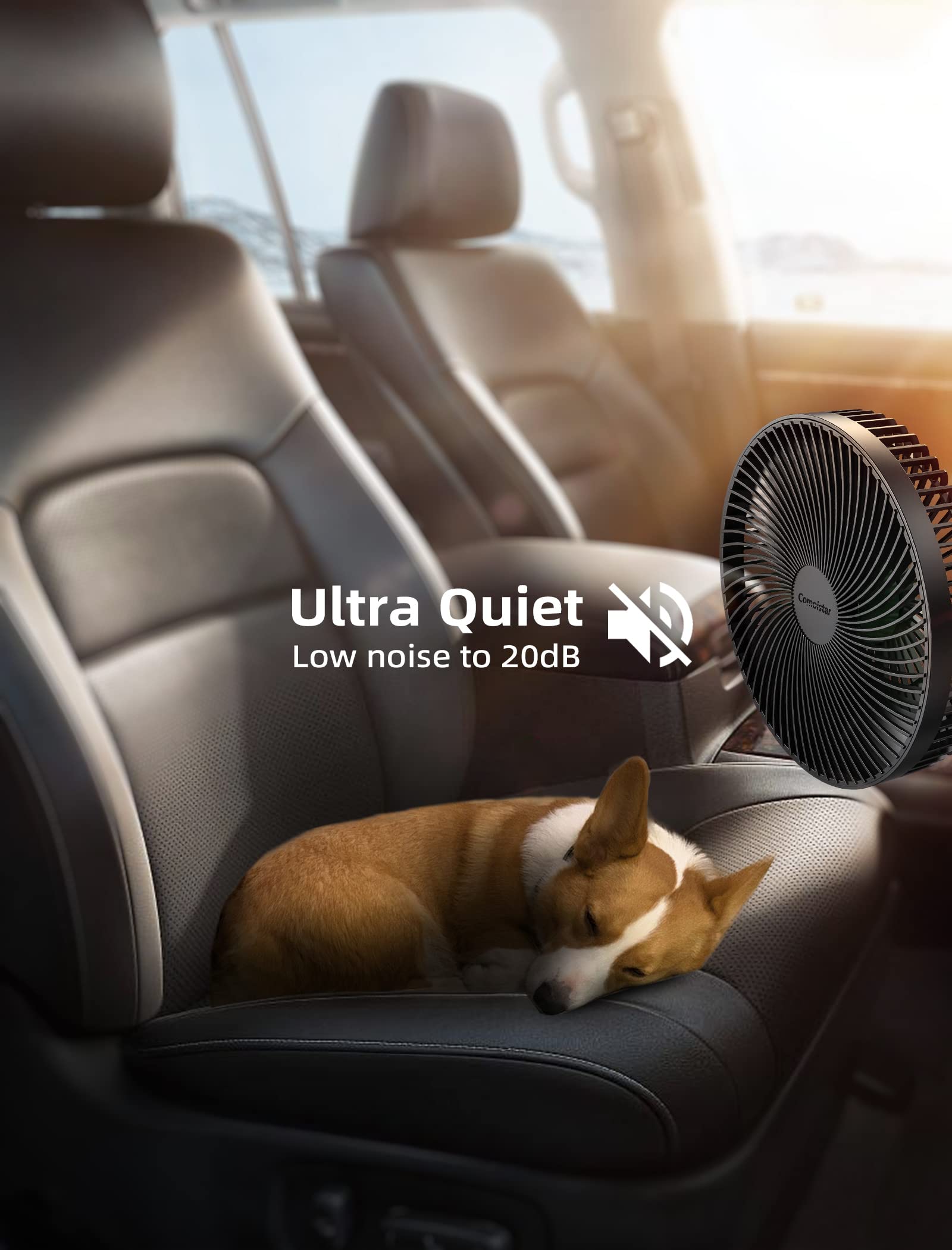 Comoistar ultra-quiet brushless motor keeps cabin peaceful
