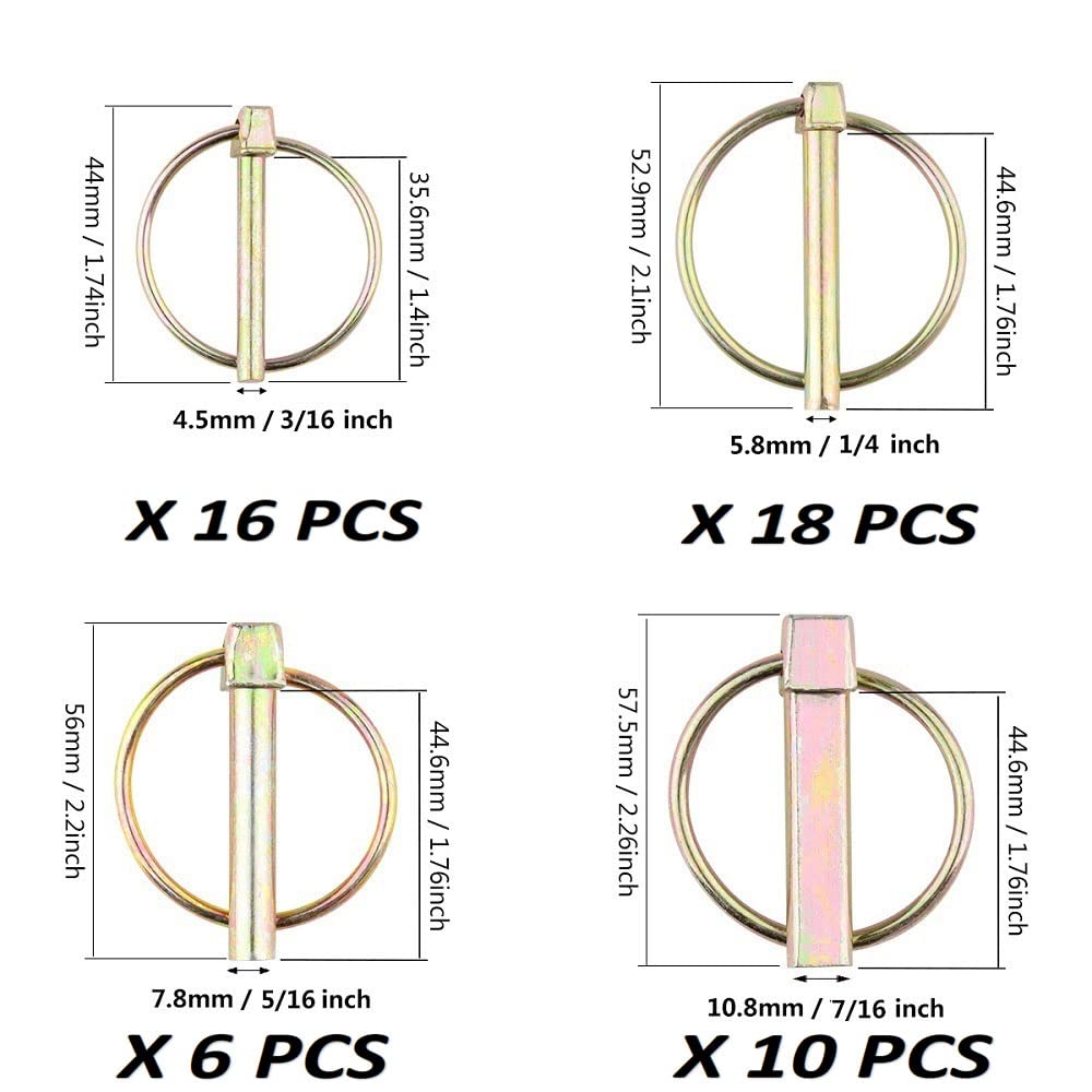 Comonc lynch-pin security ring design for secure connections.