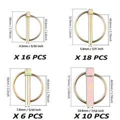 Comonc lynch-pin security ring design for secure connections.
