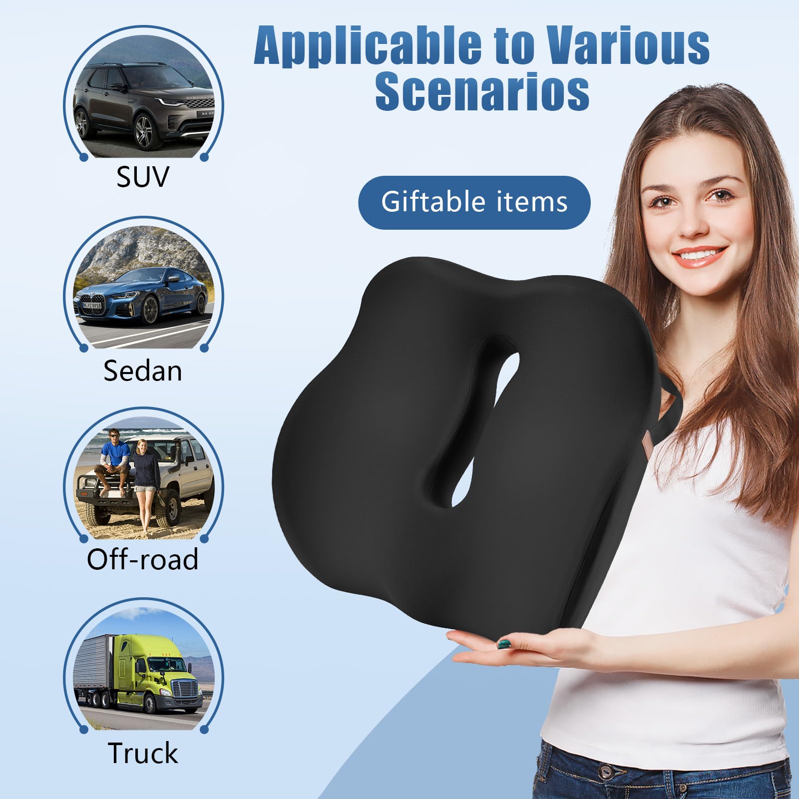 Comphekept easy-maintenance cushion offers durable daily use.