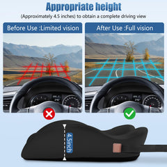 Comphekept memory-foam contours to back and hips for comfort.