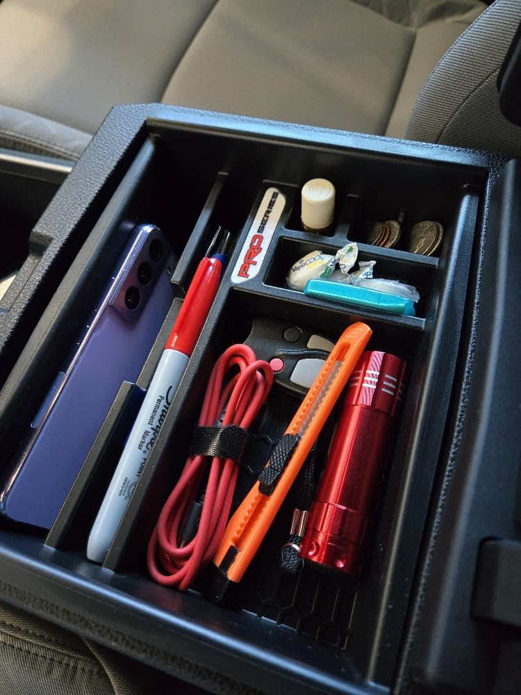Complete Appearance Tacoma tray coin half-pipe keeps coins neatly organized.
