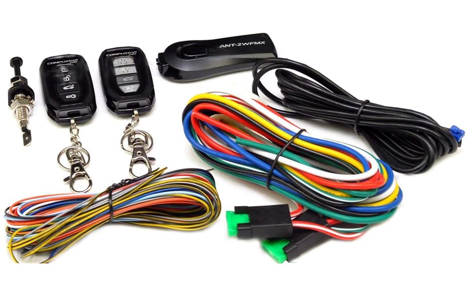 Compustar CS4900-S remote start/stop action with one press.