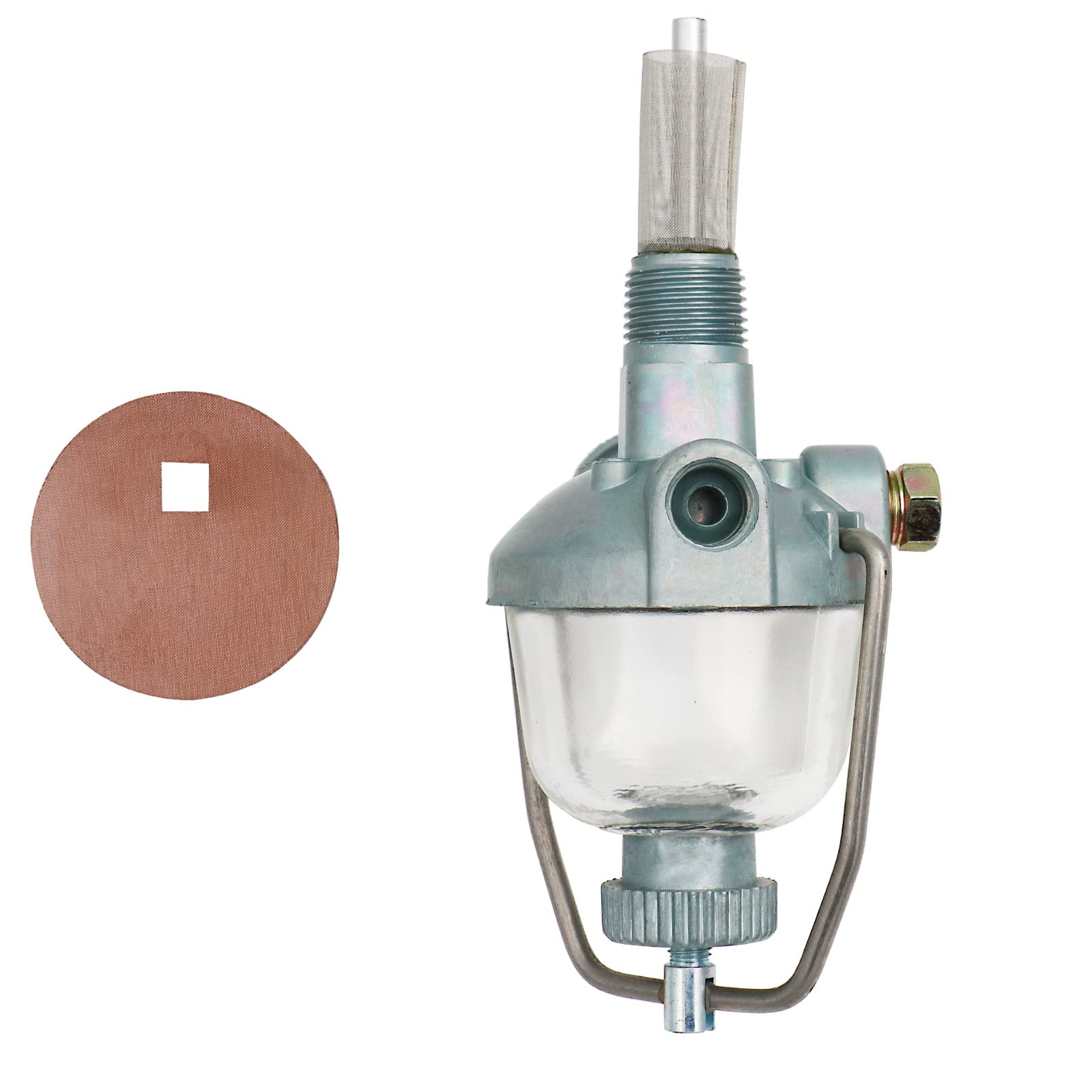 Condgreemee package contents showing sediment bowl and filter