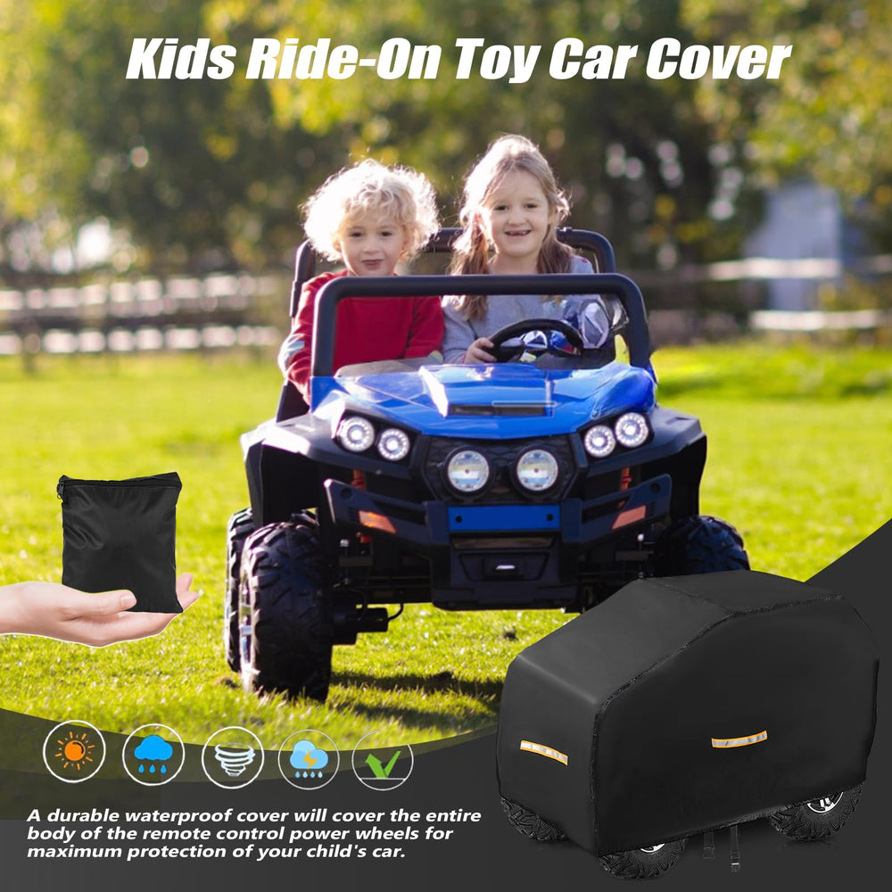 CONFUTURY 55x33x32 inch cover fits most 12V/26V ride-ons for quick use.