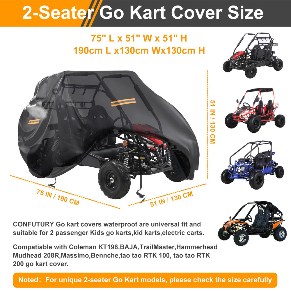 CONFUTURY waterproof-420d-fabric highlights durability and weather resistance for outdoor storage.