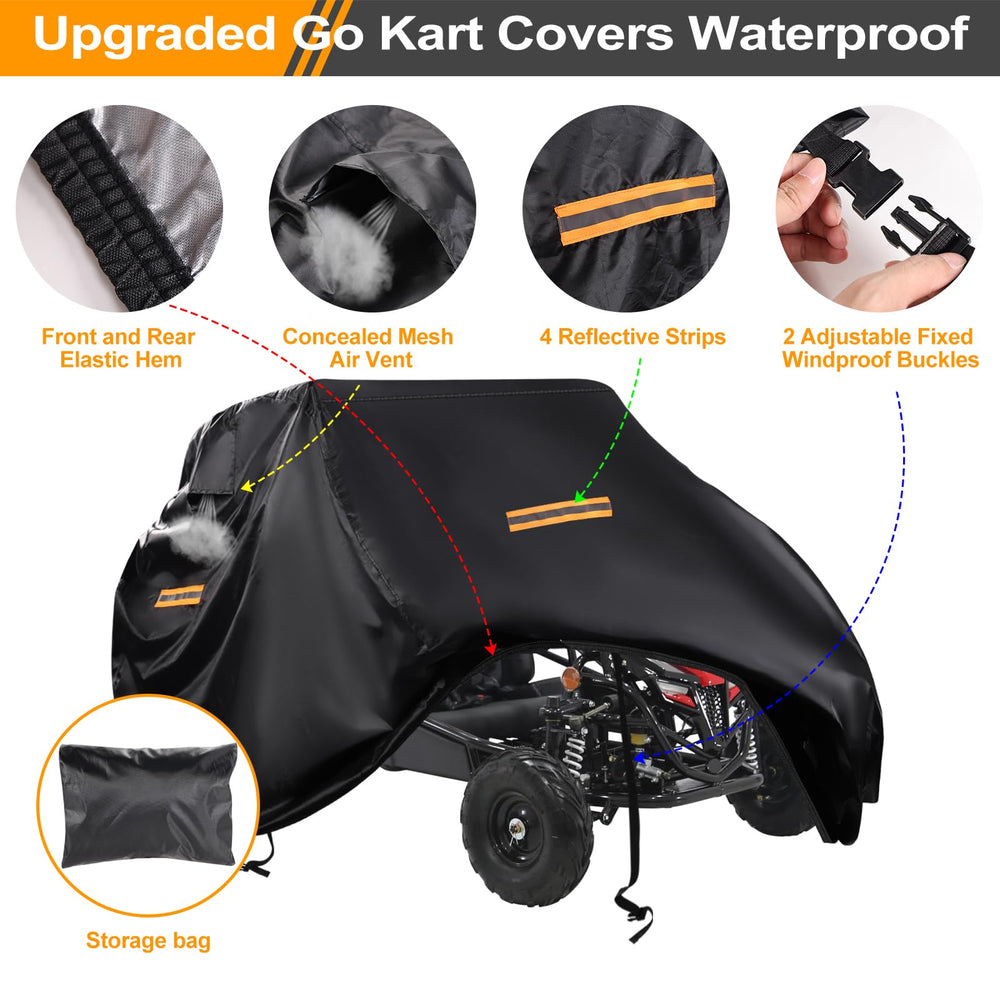 CONFUTURY windproof-buckles lock the cover securely in windy conditions.