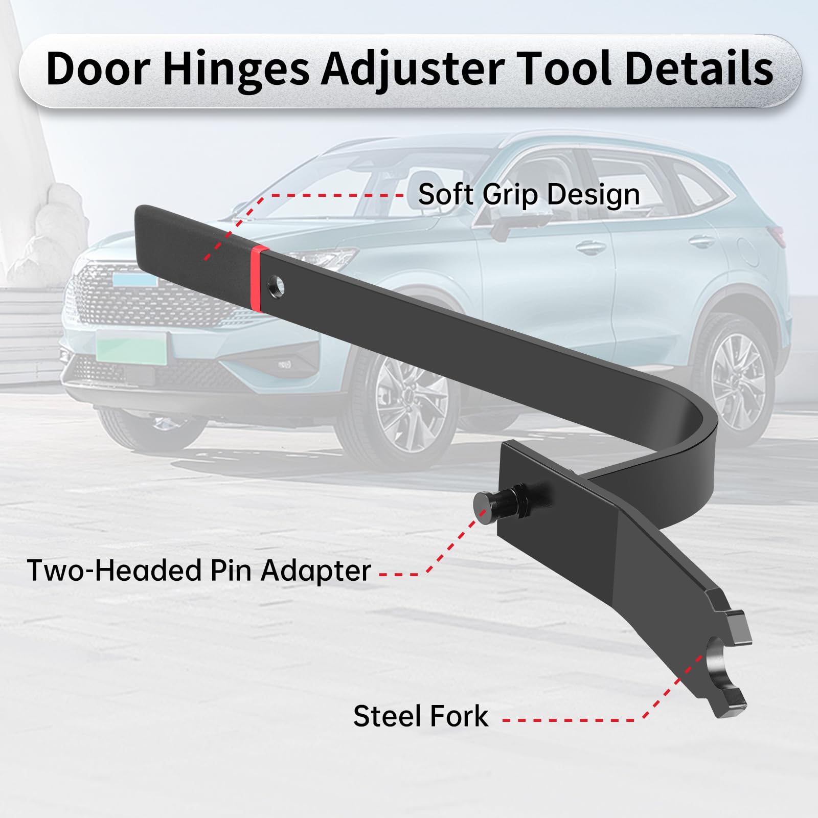 CONGKAILU door adjustment steps illustrate easy DIY alignment.