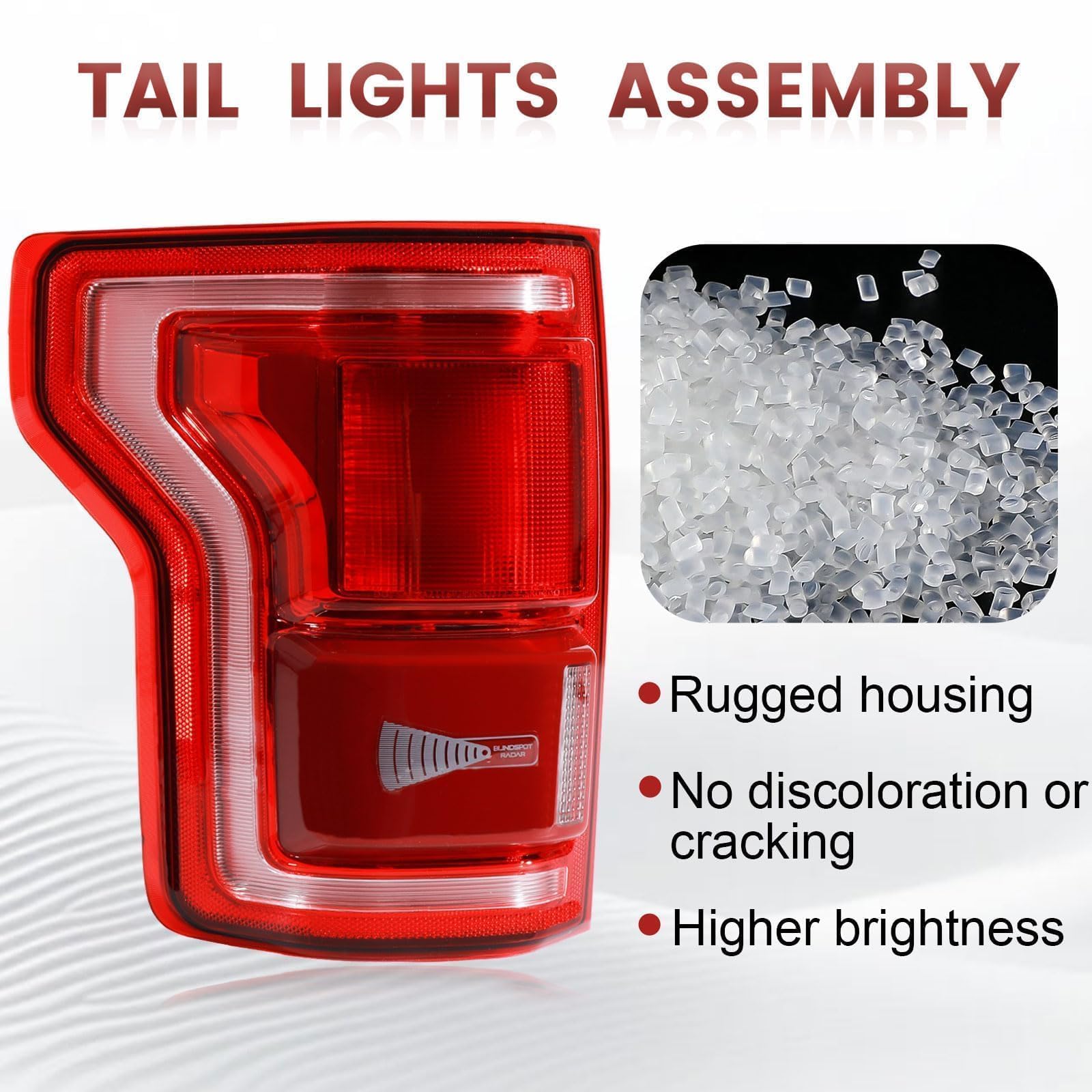 CONLLCON tail lights with sealed housing withstand harsh weather.