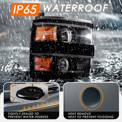 CONLLCON IP65 sealed headlight guarding against moisture