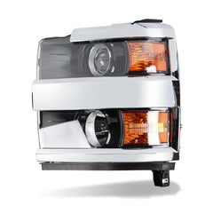CONLLCON headlight driver side for Silverado 2500HD with improved night visibility