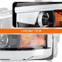 CONLLCON chrome finish headlight closeup lens shows premium design