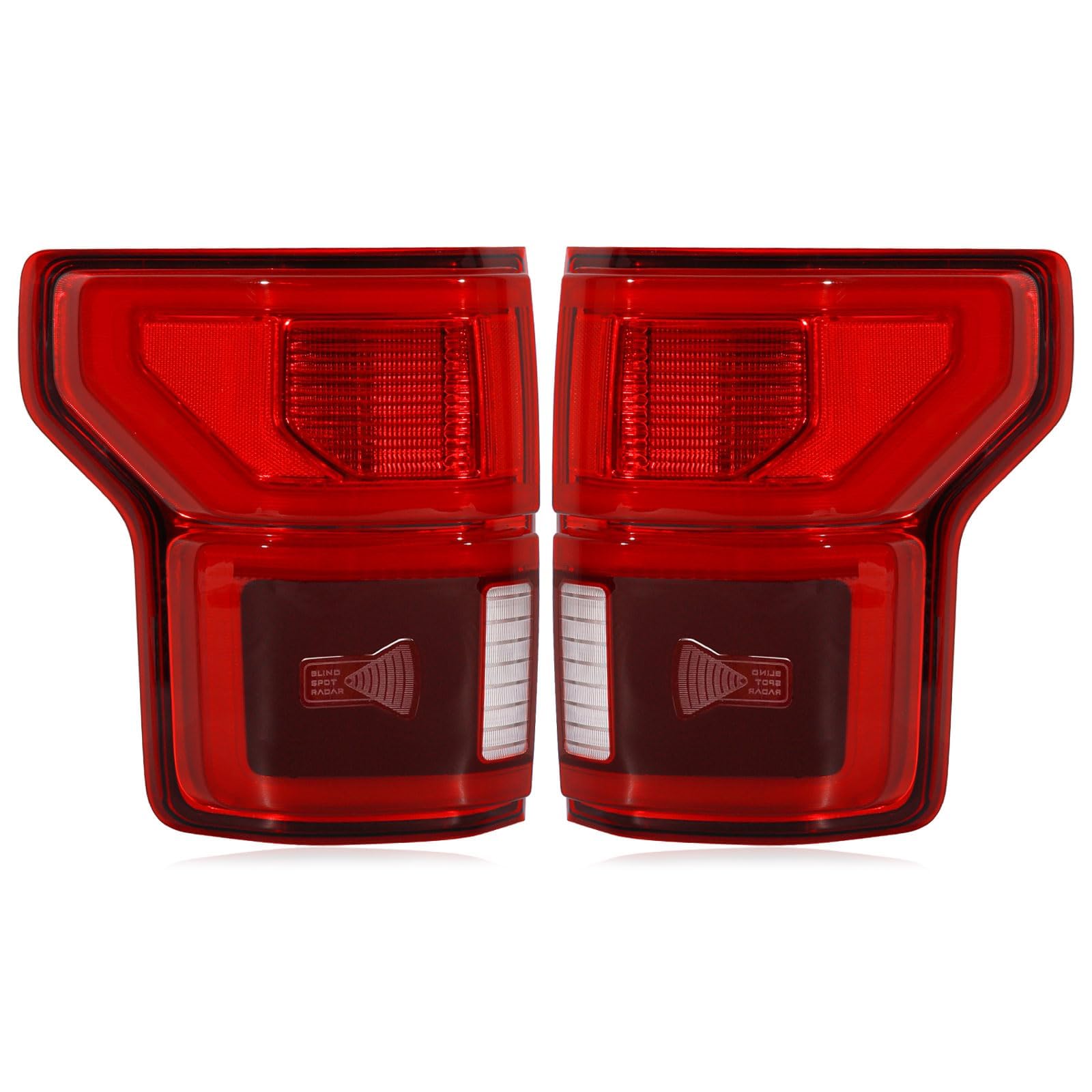 CONLLCON LED tail light with blind spot for Ford F-150, enhanced rear visibility
