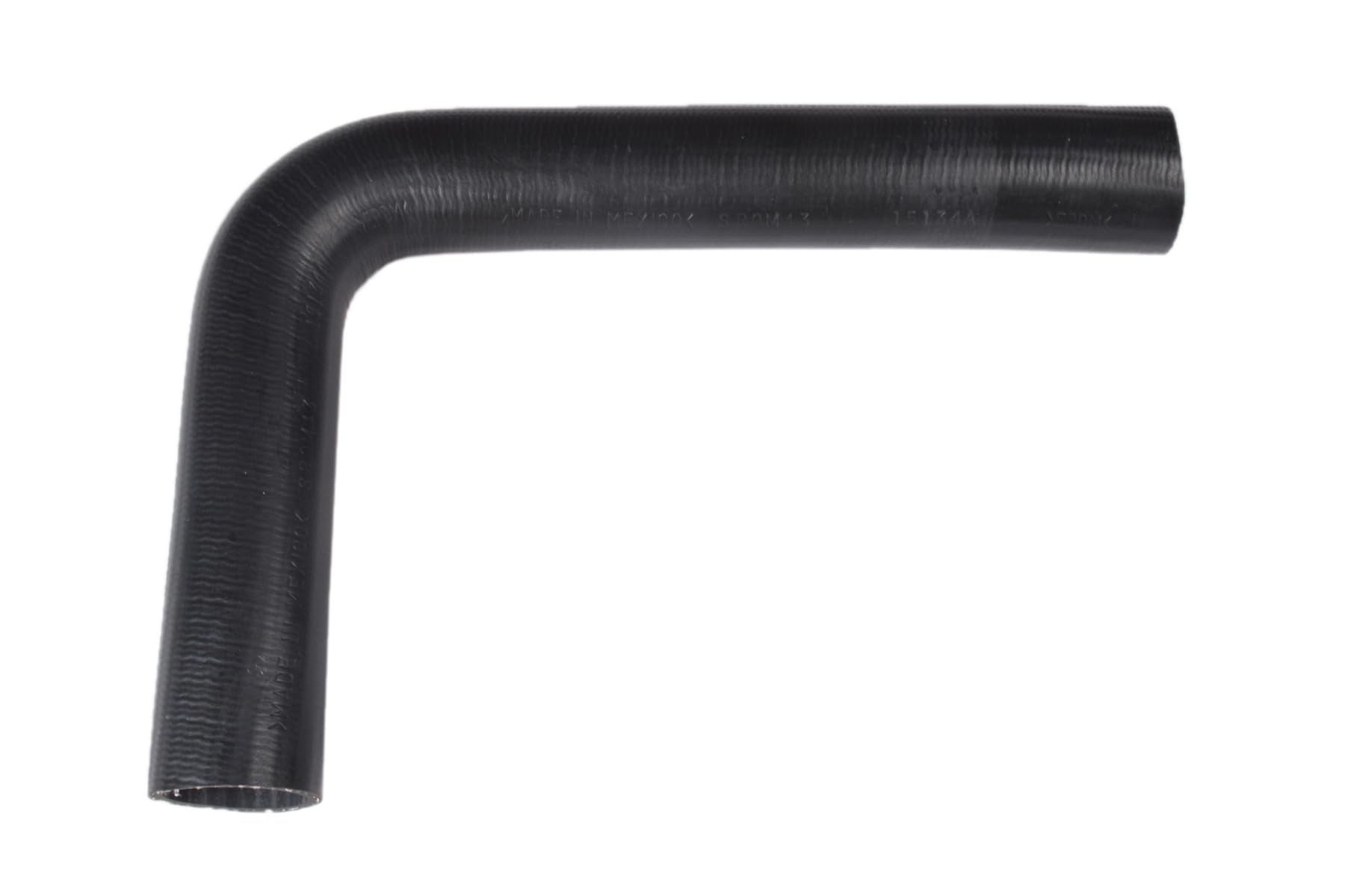 Continental 61301 molded radiator hose side view shows full-flow design through bends