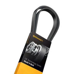 Continental OE Technology Series 6-rib belt in angled view shows durable fit for many engines