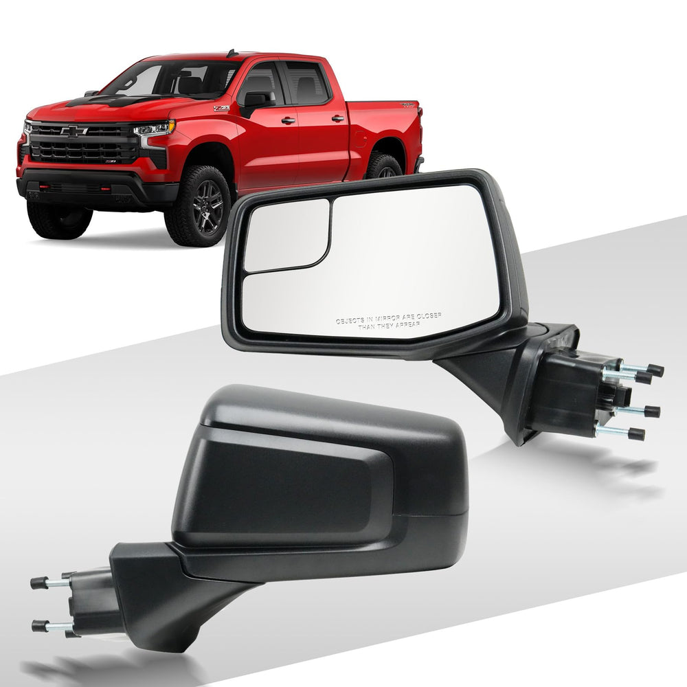 Convitex Chevy Silverado 1500 side mirror replacement aligns with factory specs