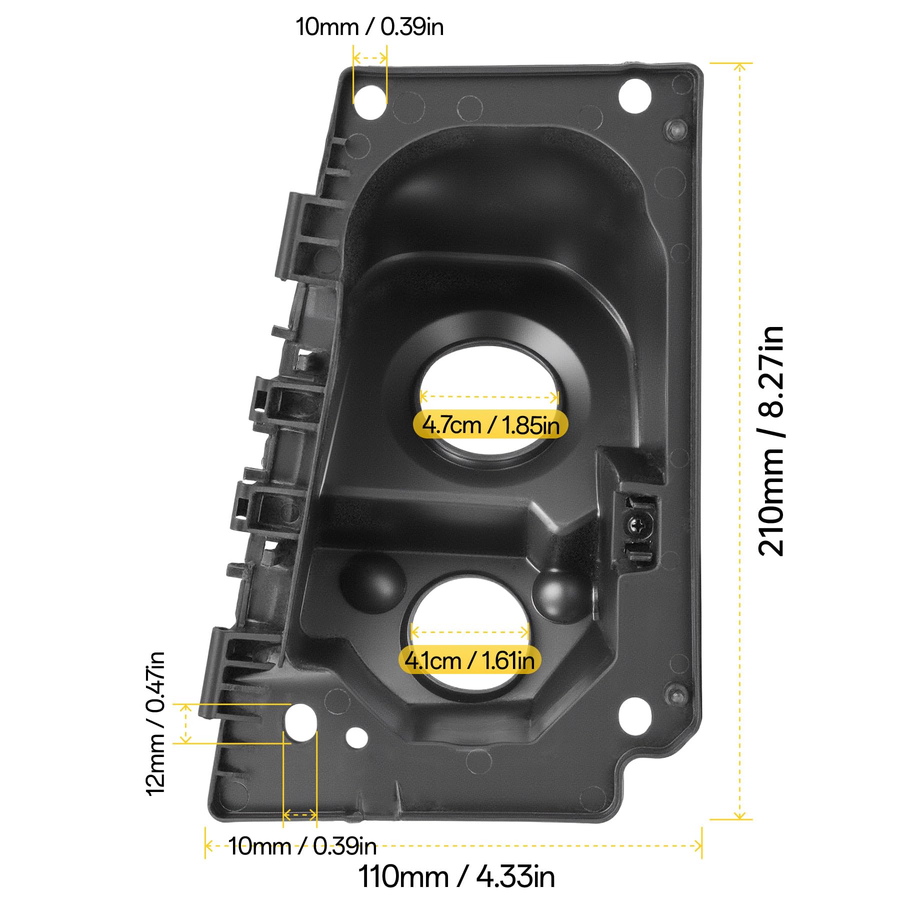Convitex ProMaster fuel filler door pocket; easy install, no drilling required