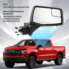 Convitex Silverado mirror with textured black back cover for a seamless look