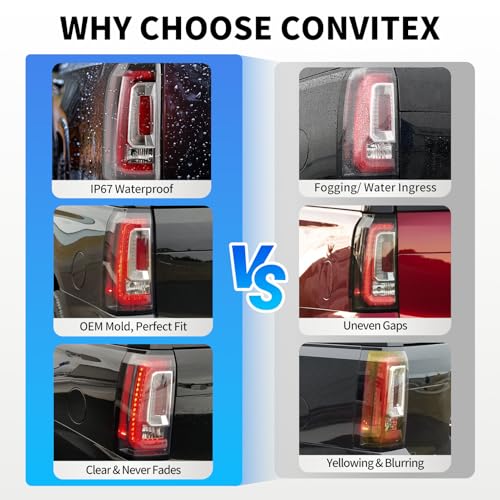 Convitex Yukon taillight brake LEDs for heightened brake visibility.