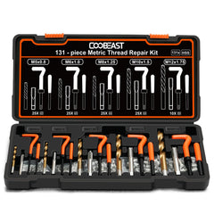 Coobeast 131pcs kit case and tools for organized work