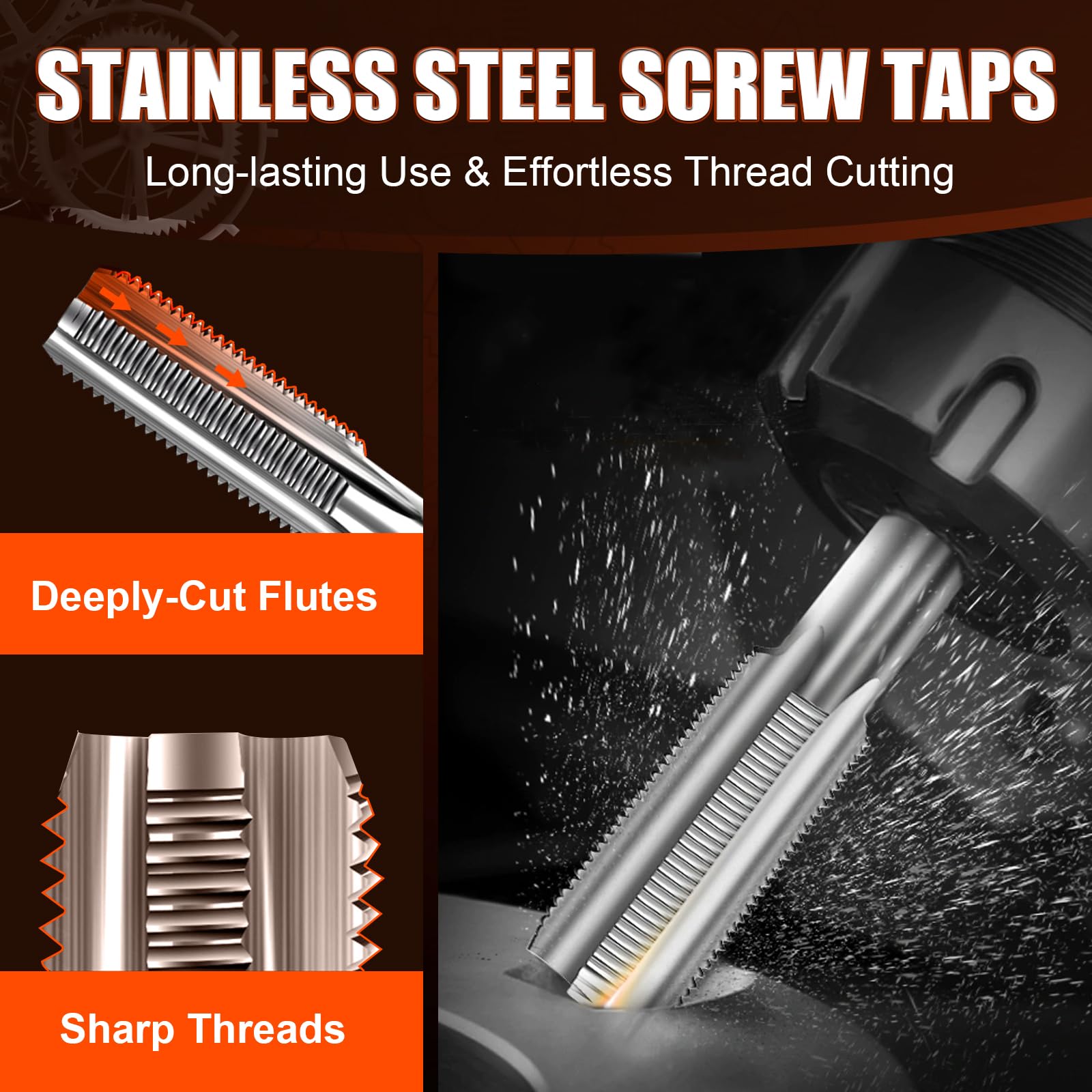Coobeast 304 stainless-steel thread inserts for durable repairs