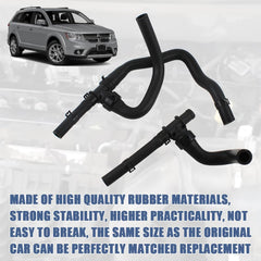 Cool Star black rubber heater hose for Dodge Journey, flexible under heat.