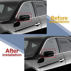 COOL STAR Honda Accord front passenger side mirror cover in glossy black for a unified finish