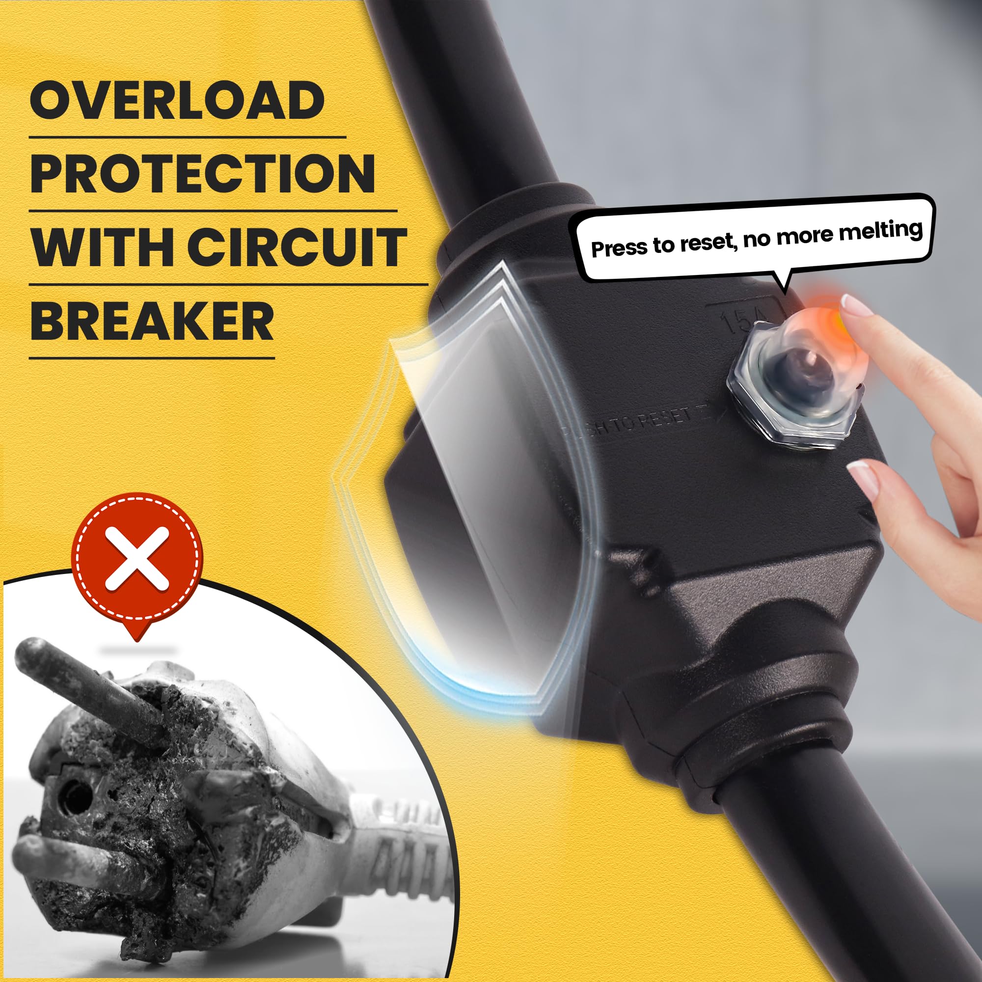 CORDMITPRO ETL-listed RV adapter ensuring certified safety at the campground