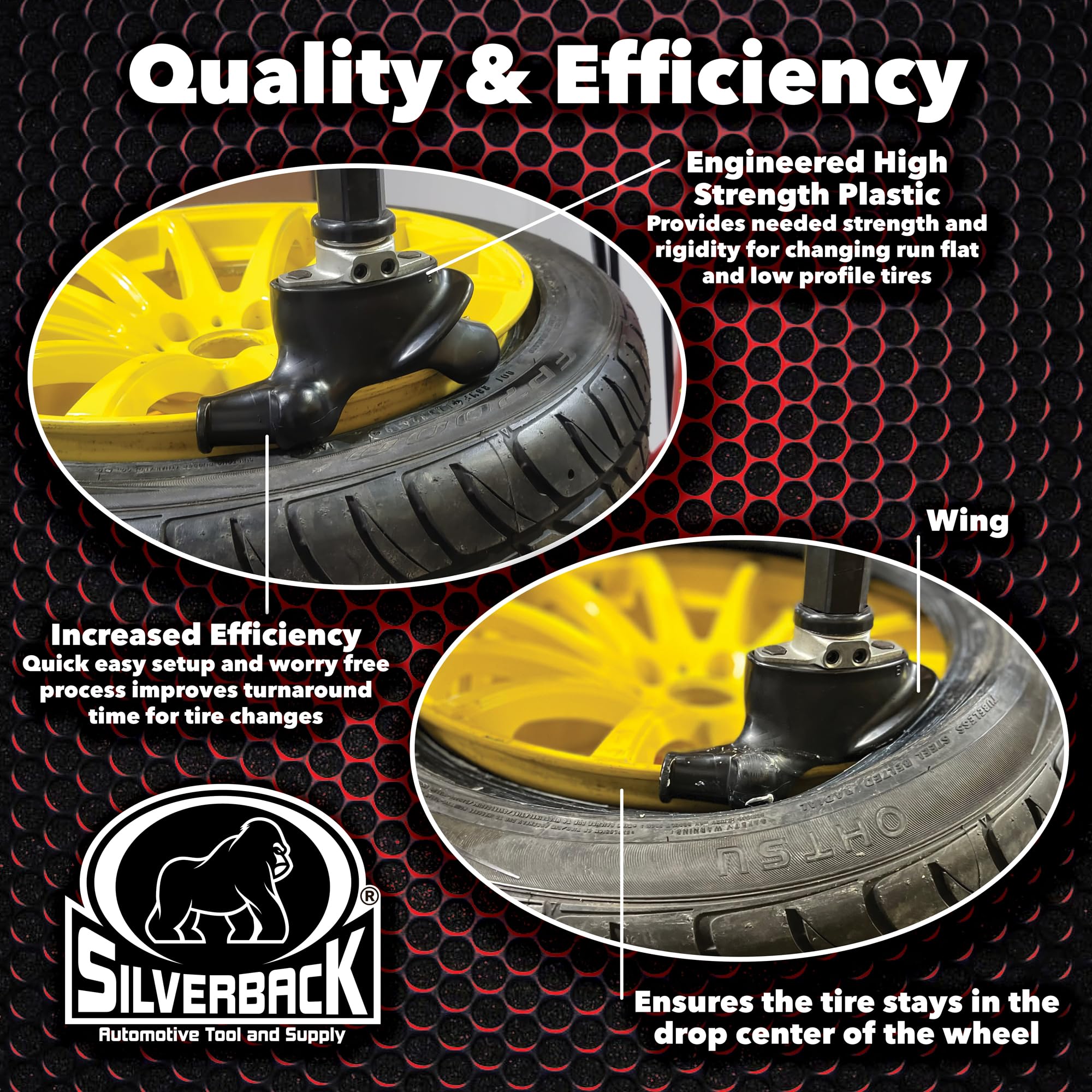 Compatible with Corghi, Hunter TCX, and MTS tire changers.