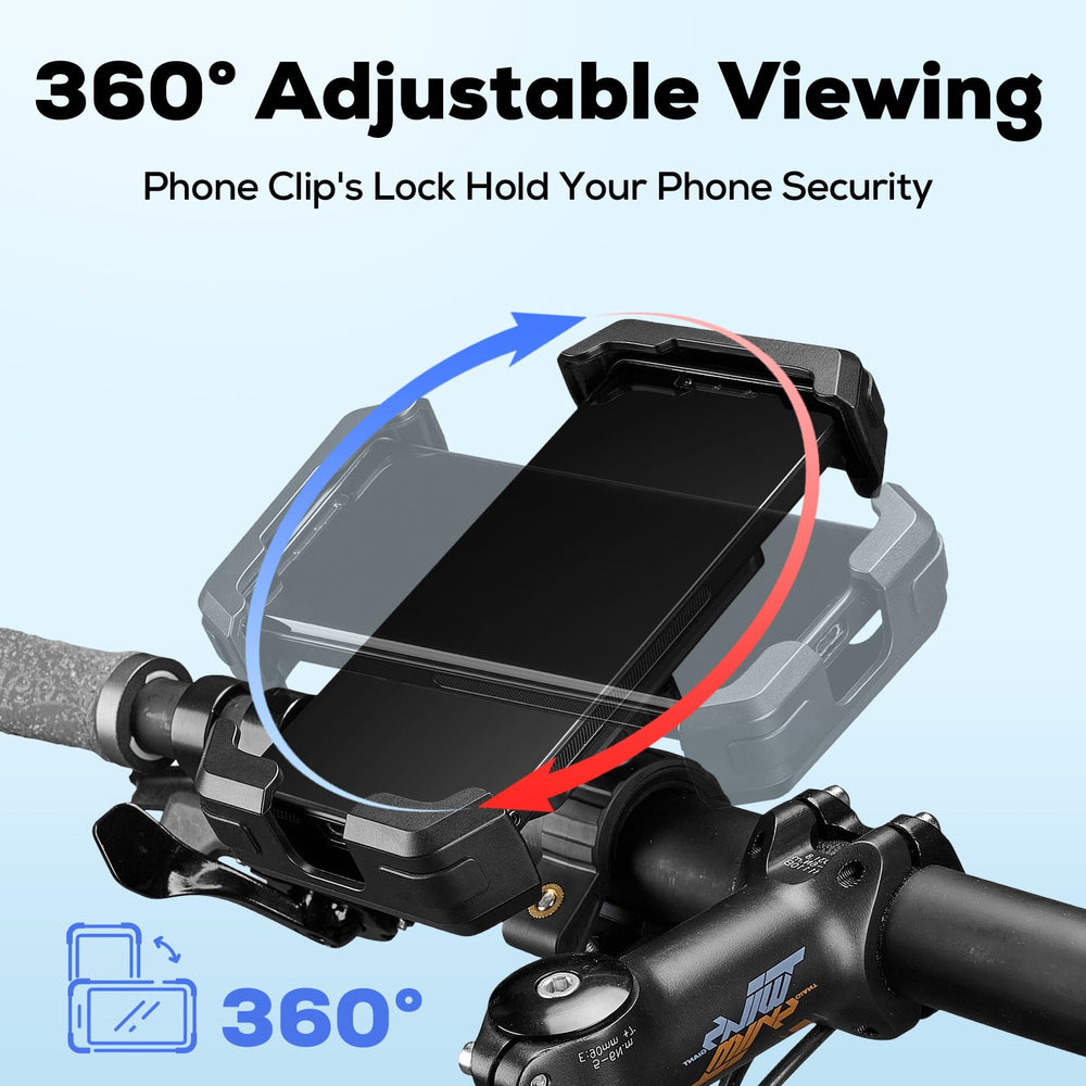 Corki knurled lock provides audible confirmation when the phone is secured.