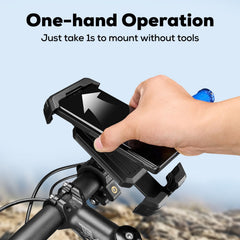 Corki silicone cushion protects your phone corners during rough rides.